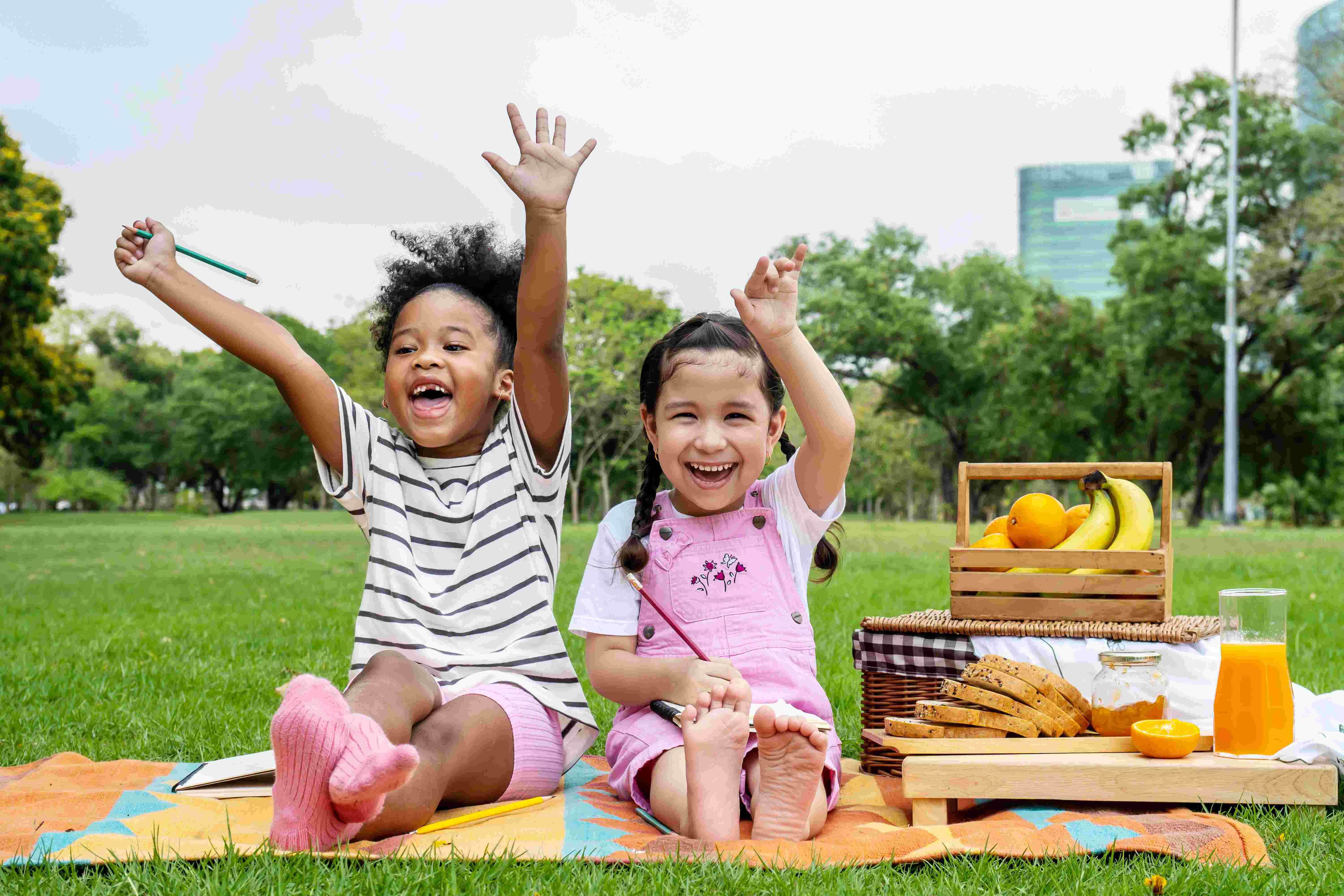 family picnic together